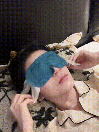 【淡眼紋助睡眠】葉黃素熱敷眼罩