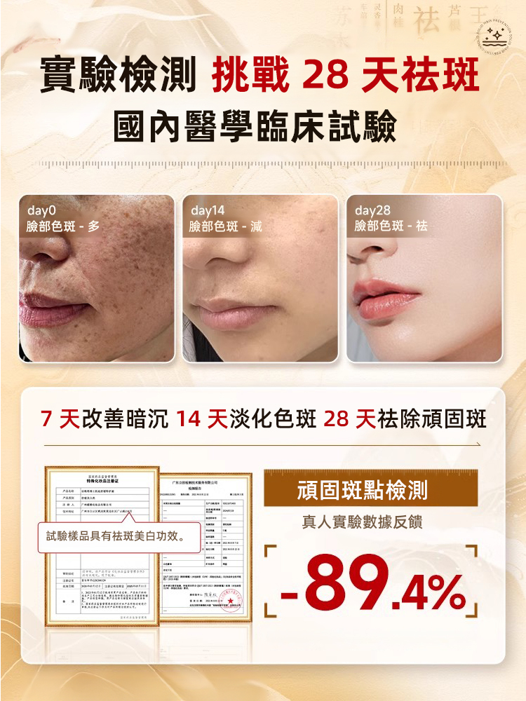 【斑點一抹消】美白祛斑霜