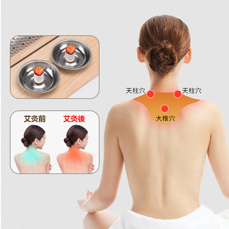 實木頸椎枕艾灸枕