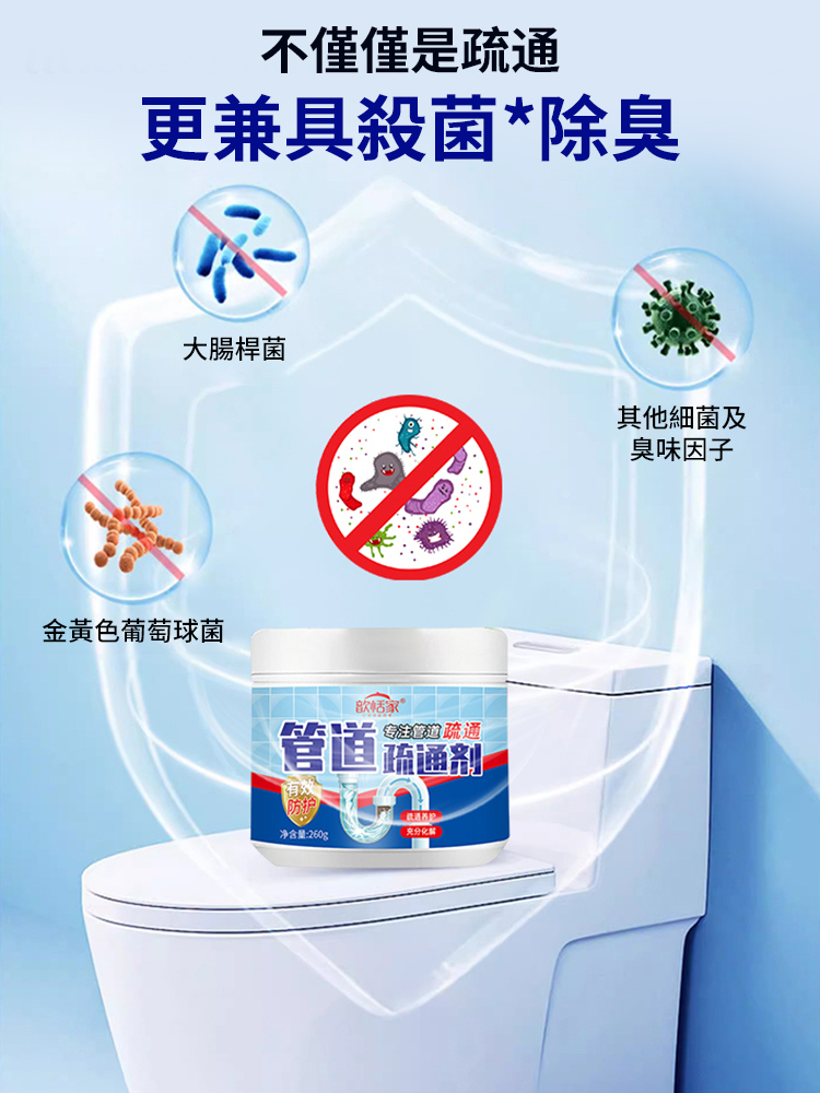 【疏通率99%】強力管線疏通劑