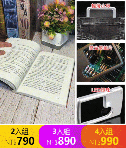 6倍卡片式閱讀放大鏡