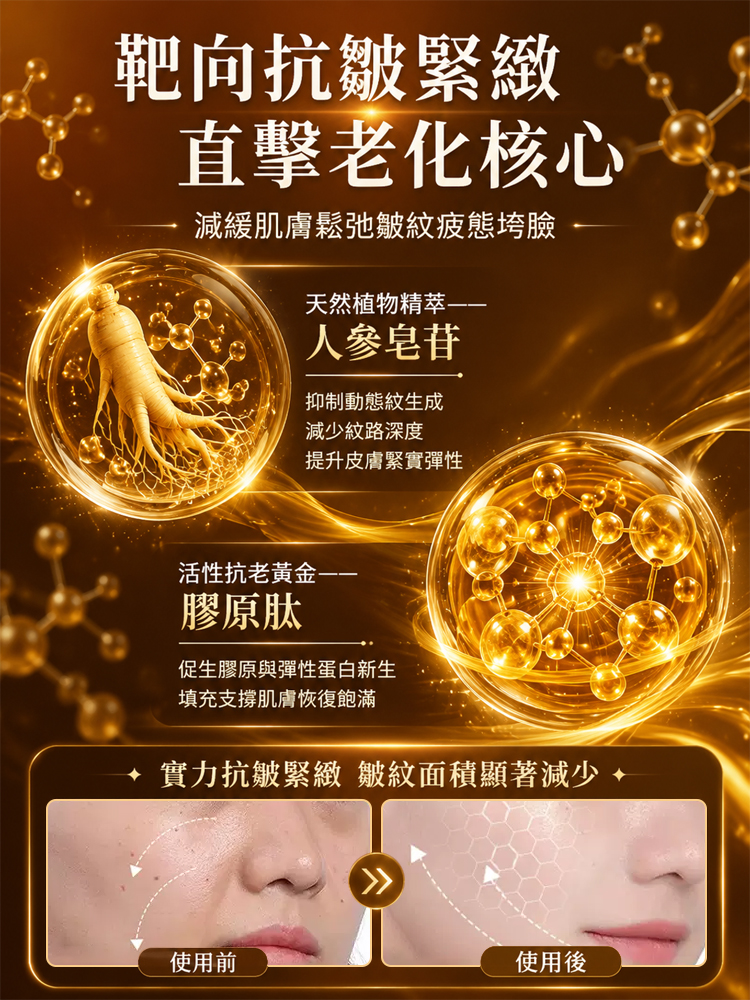 人參黃金抗皺精華液