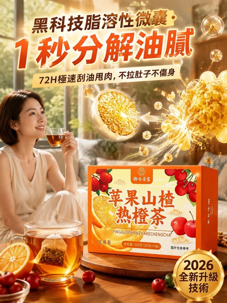 蘋果山楂熱橙茶