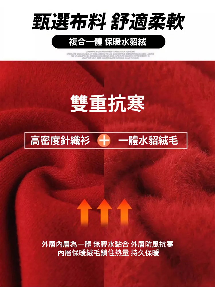 盤扣設計秋冬加絨毛保暖毛衣
