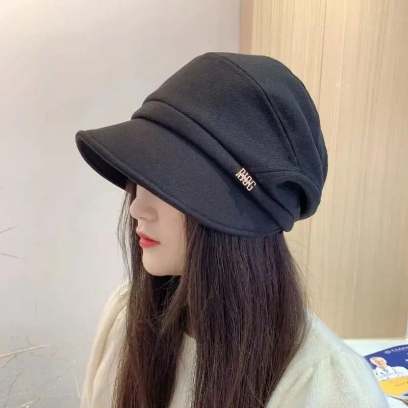 女士秋冬顯瘦漁夫帽