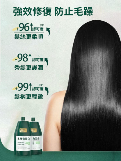 多肽角蛋白補水柔順焦髮還原霜