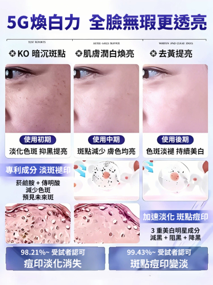 【2週見效】美白祛斑精華液