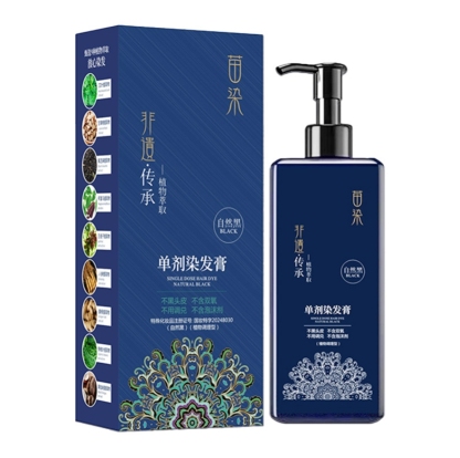 非遺傳性承植物染髮膏
