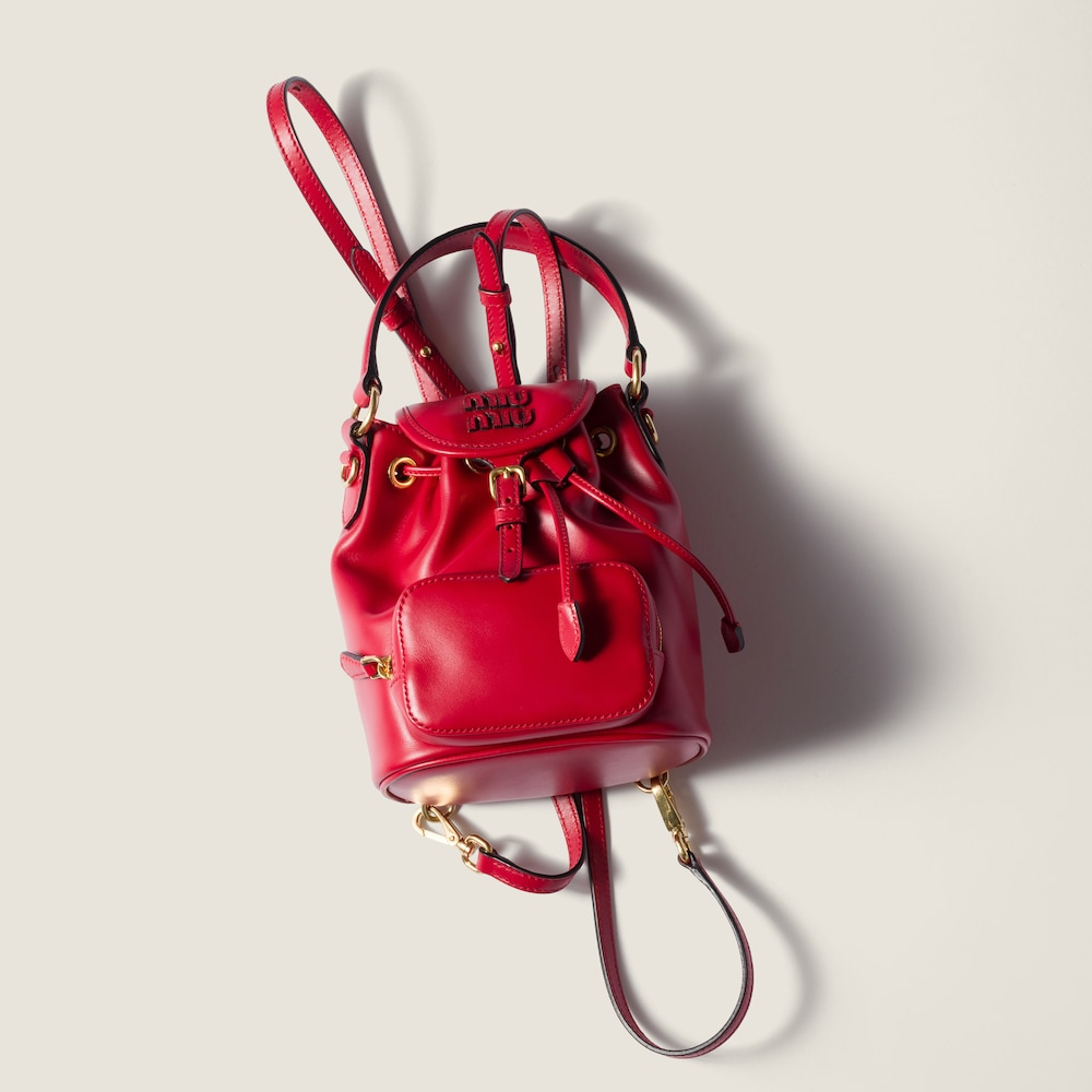 レザー ミニバックパック