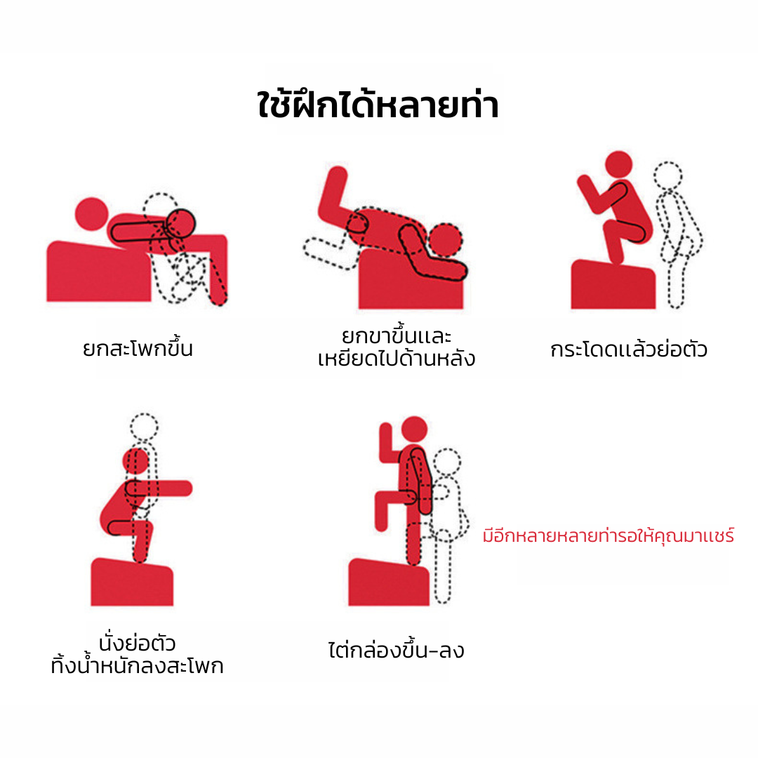 WAISFIT HIP PUSH BOX บล็อกฝึกโยคะเเละพิลาทิส