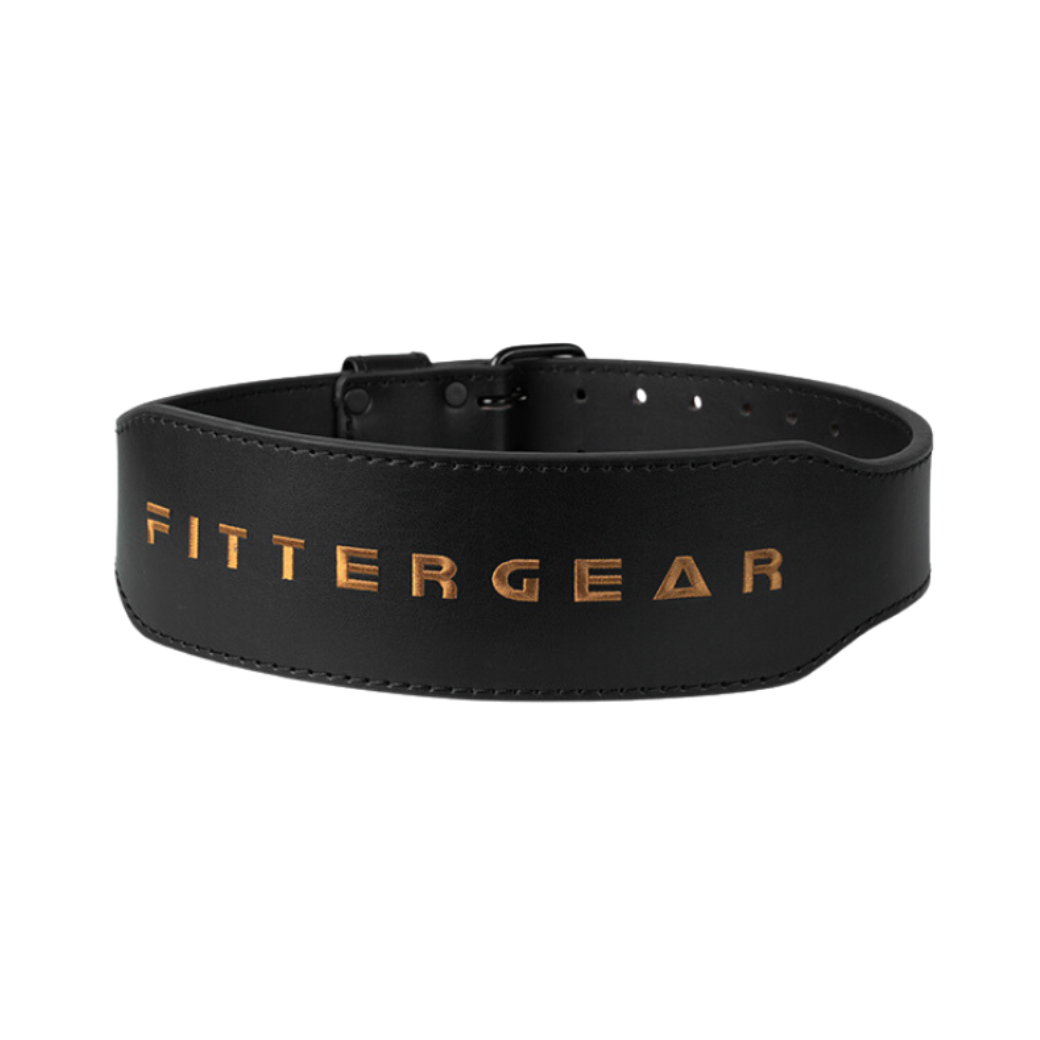 FITTERGEAR WEIGHT LIFTING BELT COWHIDE เข็มขัดยกน้ำหนักหนังวัวฟอกฝาด