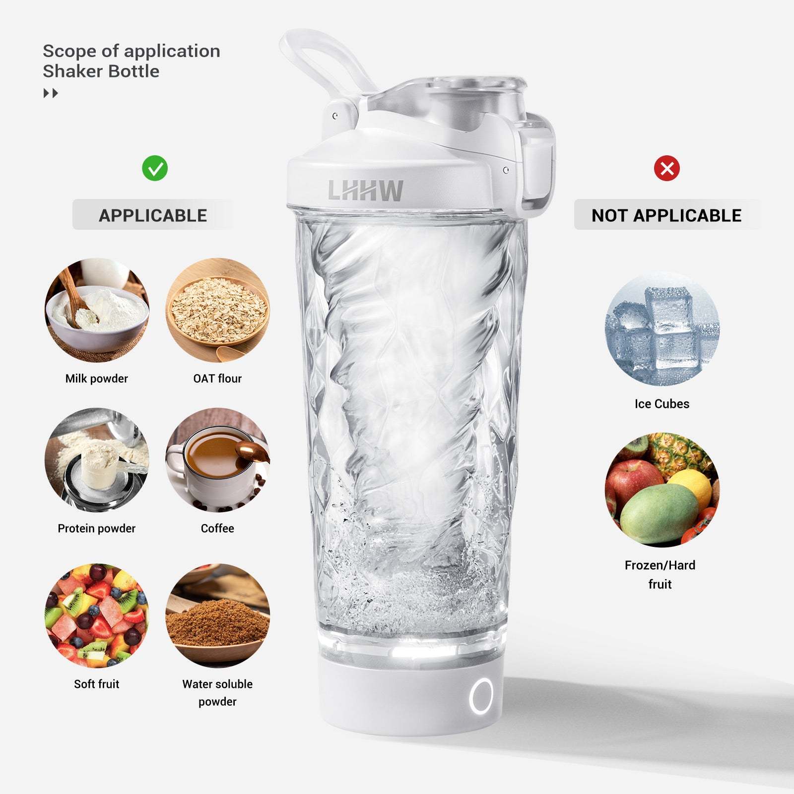 LHHW AUTOMATIC STIRRING CUP ELECTRIC SHAKER 500 ML แก้วปั่นอัตโนมัติ