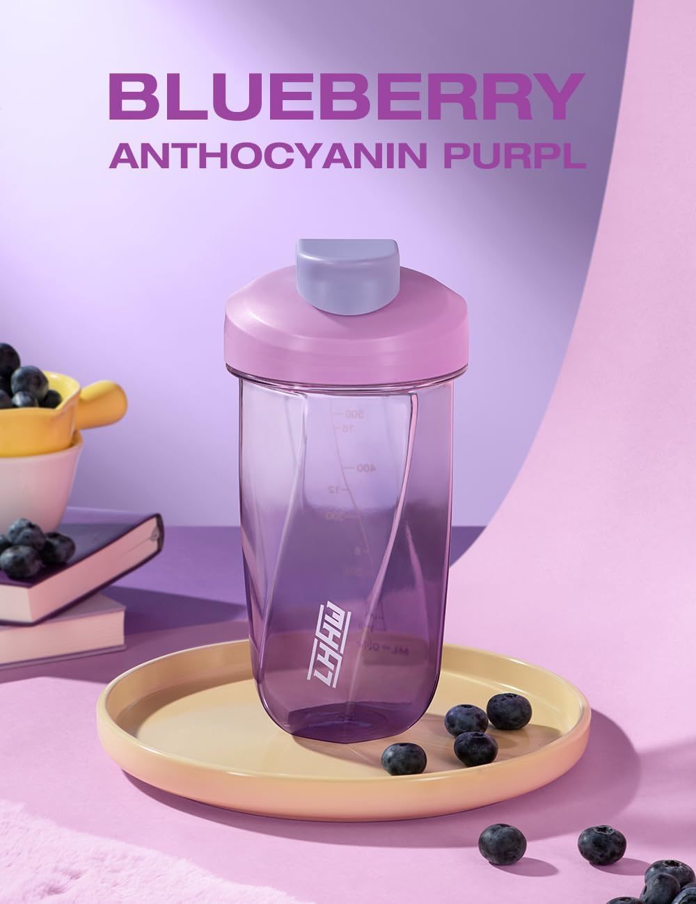 LHHW GRAVITY VORTEX SHAKER BOTTLE 600 ML เเก้วเชคเกอร์ เเก้วน้ำพกพา