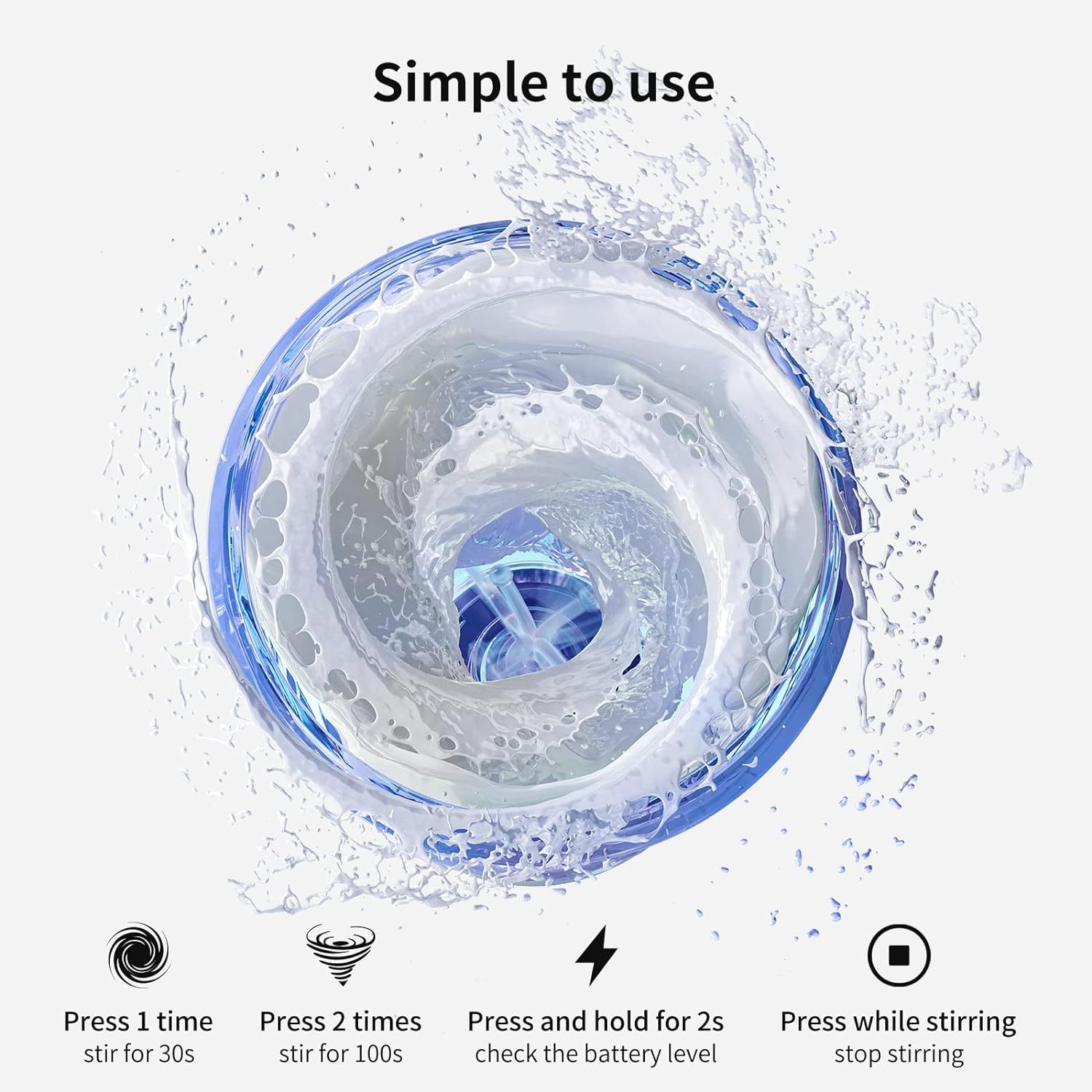 LHHW AUTOMATIC STIRRING CUP ELECTRIC SHAKER 700 ML แก้วปั่นอัตโนมัติไร้สาย