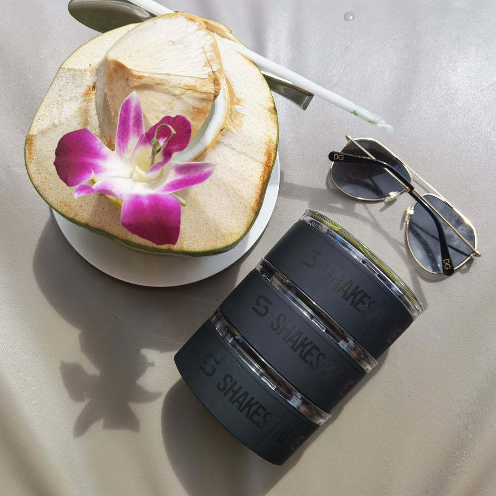 Shakesphere Magnetic Pill Storage 2 units pack กล่องเก็บยา 2 ชั้น มีช่องจัดเก็บถึง 7 ช่อง