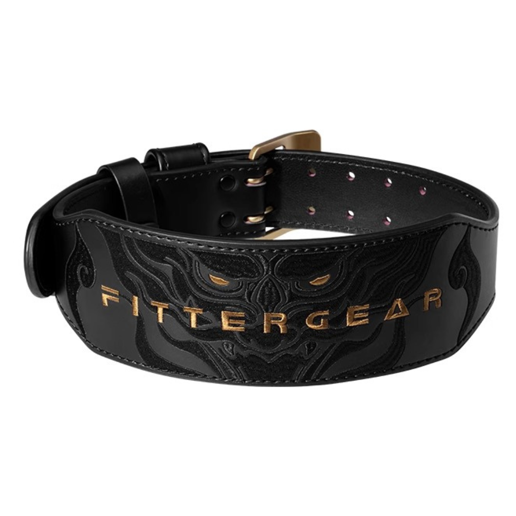 TRAINING BELT POWER OF DRAGON เข็มขัดฟิตเนสหนังแท้ เข็มขัดยกน้ำหนัก WEIGHTLIFTING