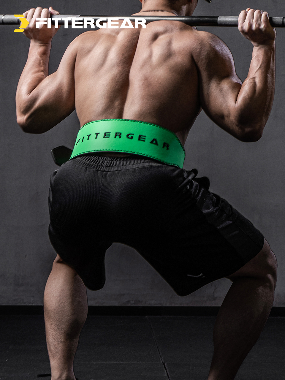 FITTERGEAR WEIGHT LIFTING BELT เข็มขัดยกน้ำหนักหนังแท้