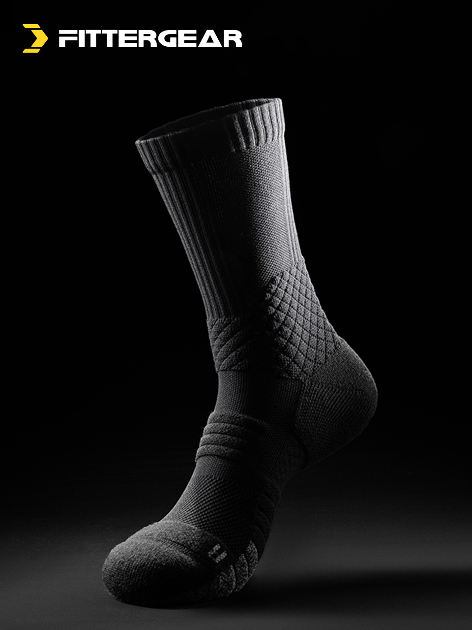 FITTERGEAR TRAINING SOCKS ถุงเท้าออกกำลังกาย ระบายอากาศ