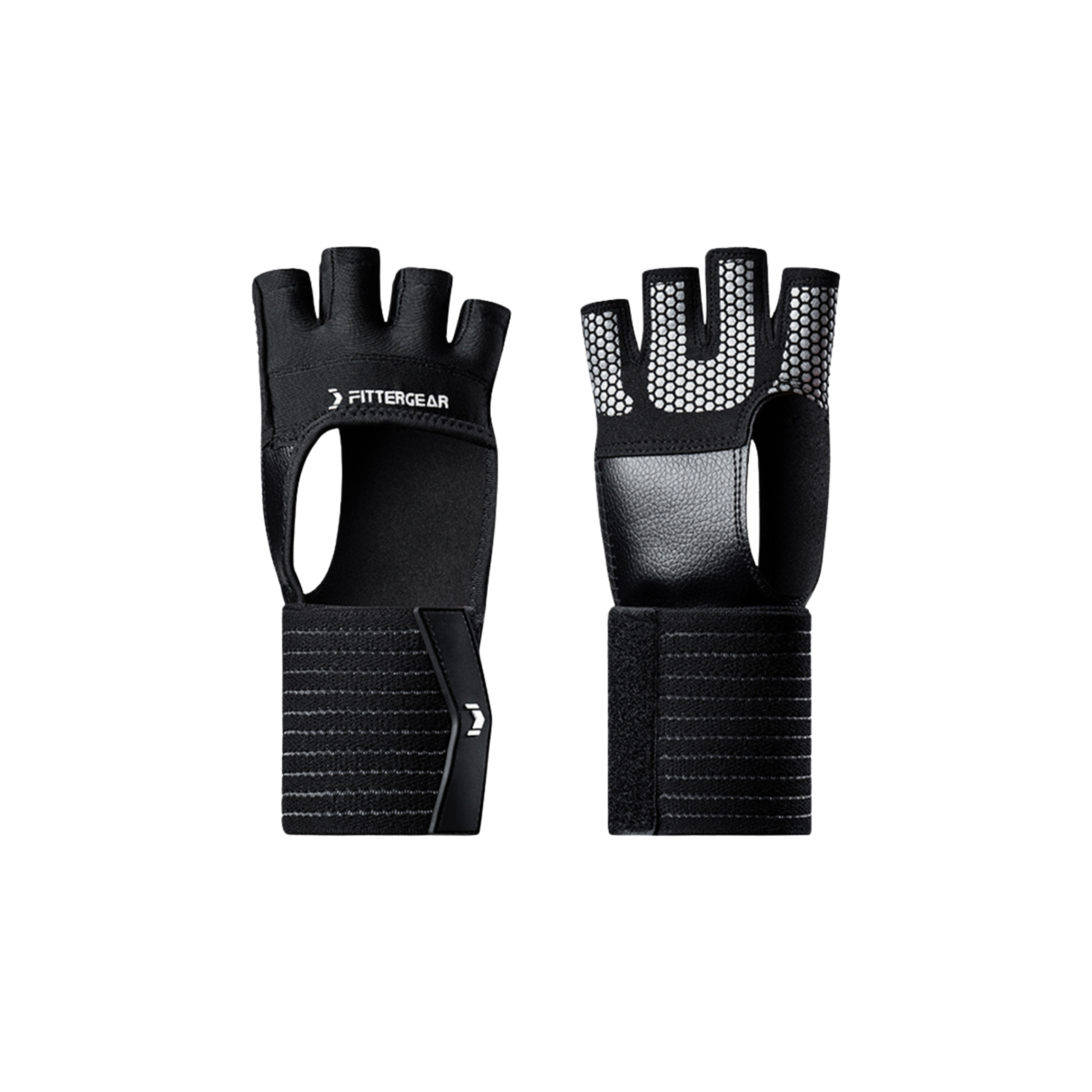 FITTERGEAR WRIST GLOVES ถุงมือฟิตเนสพร้อมสายรัดข้อมือ