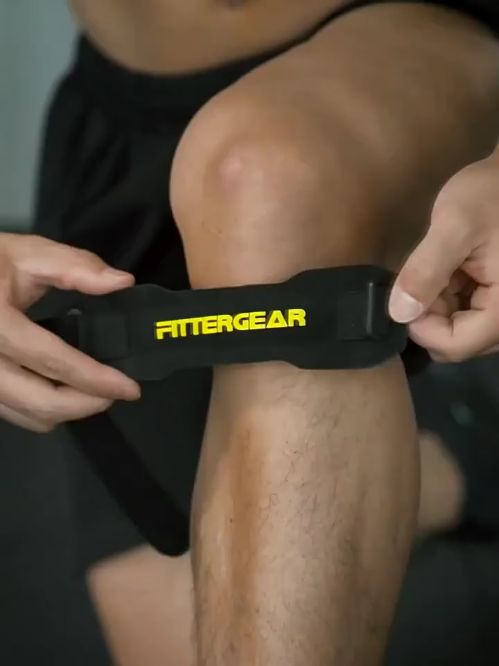 FITTERGEAR สายรัดพยุงหัวเข่าและสะบ้า หนังแท้