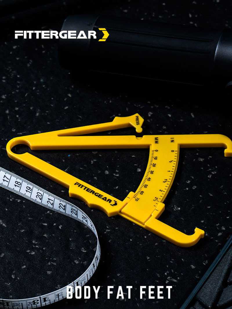 FITTERGEAR BODY FAT FEET อุปกรณ์วัดความหนาของไขมันหน้าท้อง