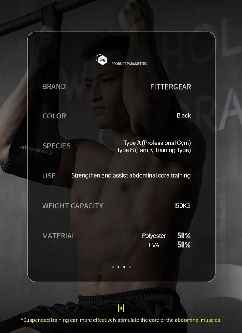 FITTERGEAR AB STRAPS อุปกรณ์ฝึกความแข็งแกร่งให้กับกล้ามเนื้อแกนกลางลำตัว