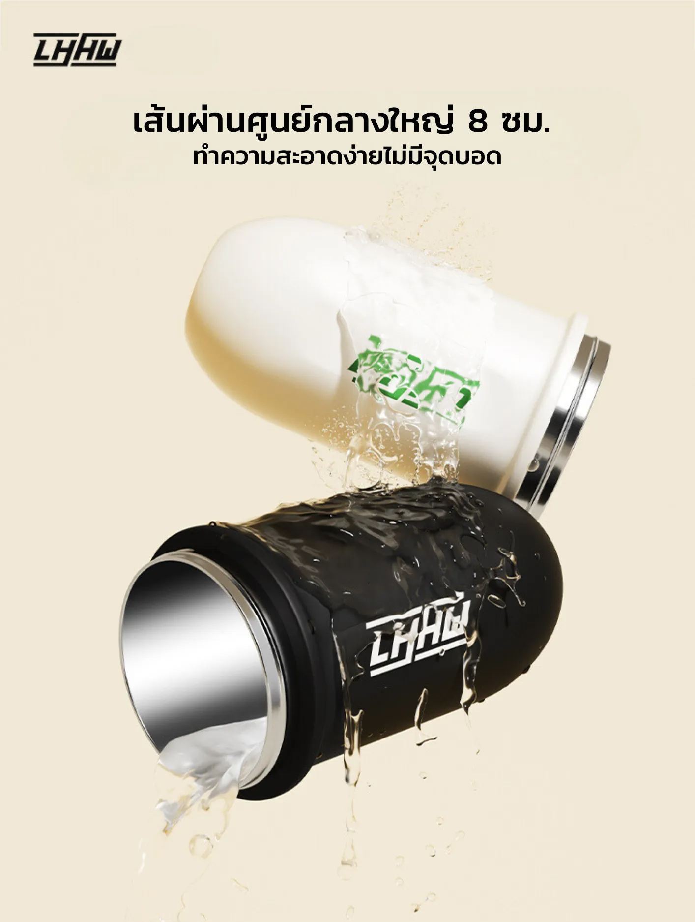 LHHW CAPSULE SHAKER CUP เเก้วเชคเวย์โปรตีน