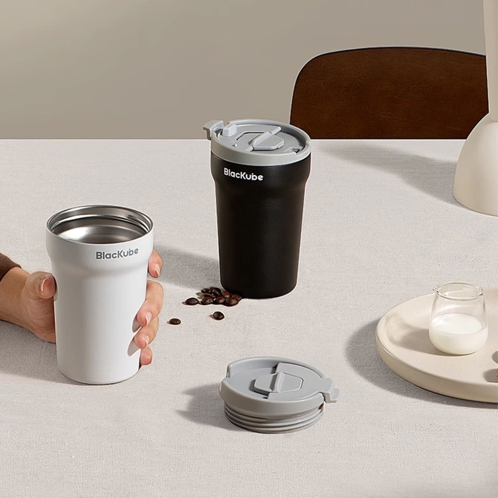 BLACKUBE PORTABLE COFFEE CUP 380 ML  เเก้วใส่ชา กาเเฟ