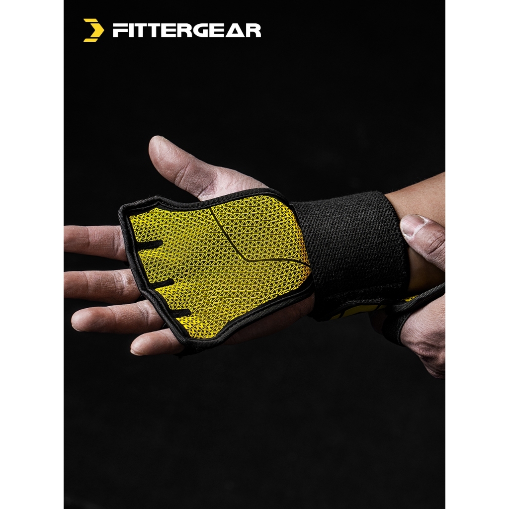 FITTERGEAR WRIST TRAINING GLOVES TRANGLE (NEW) ถุงมือฟิตเนสพร้อมสายรัดข้อมือ