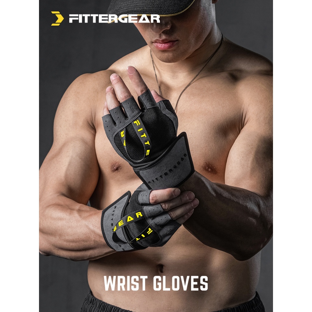 FITTERGEAR ถุงมือฟิตเนสแบบครึ่งนิ้ว (TRAINGING GLOVES)