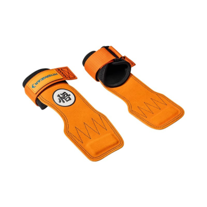 POWER GRASP - WU ถุงมือยกน้ำหนักช่วยเสริมแรงสำหรับ DEADLIFTS , PULL-UP
