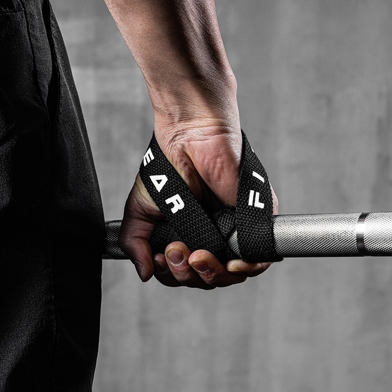 FITTERGEAR POWER BAND สายรัดข้อมือช่วยยกน้ำหนัก ช่วยเพิ่มแรงจับ ป้องกันการลื่น รุ่นผ้าโพลีเอสเตอร์