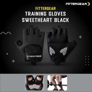 FITTERGEAR TRAINING GLOVE SWEET HEART ถุงมือฟิตเนส ถุงมือออกกำลังกายผู้หญิง ผ้ายืดหยุ่น ระบายกาศได้ดี