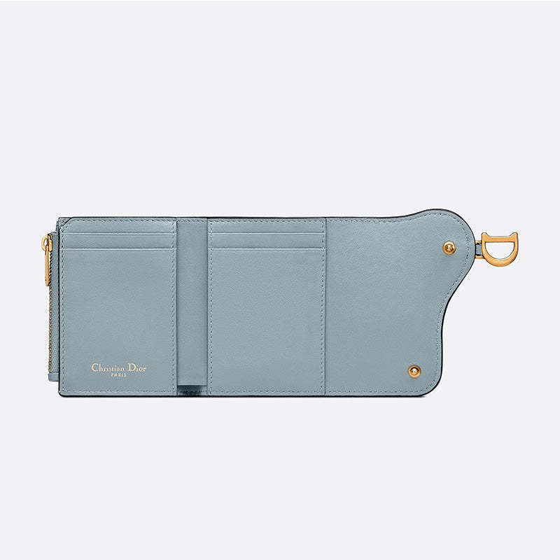 DIOR サドルロータスウォレット  Ref: S5652CCEH_M81B-最安値に挑戦中!!!