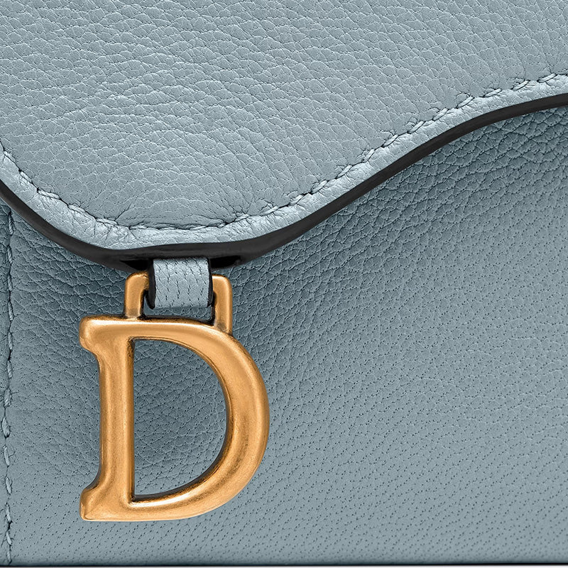 DIOR サドルロータスウォレット  Ref: S5652CCEH_M81B-最安値に挑戦中!!!