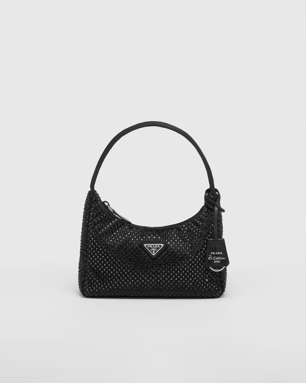 PRADA      クリスタル装飾 ダッチェス サテン ミニバッグ    PMRef:1BC515_2DEF_F0002_V_OOO