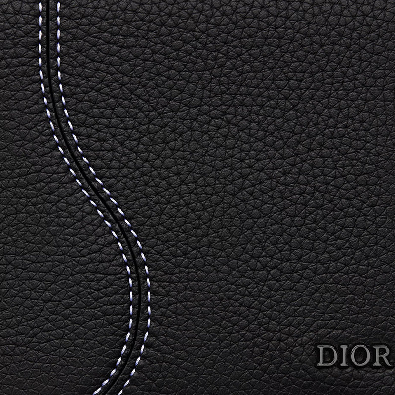 DIOR サドル二つ折りカードホルダー Ref:2ADBH076YKK_H00N-最安値に挑戦中!!!