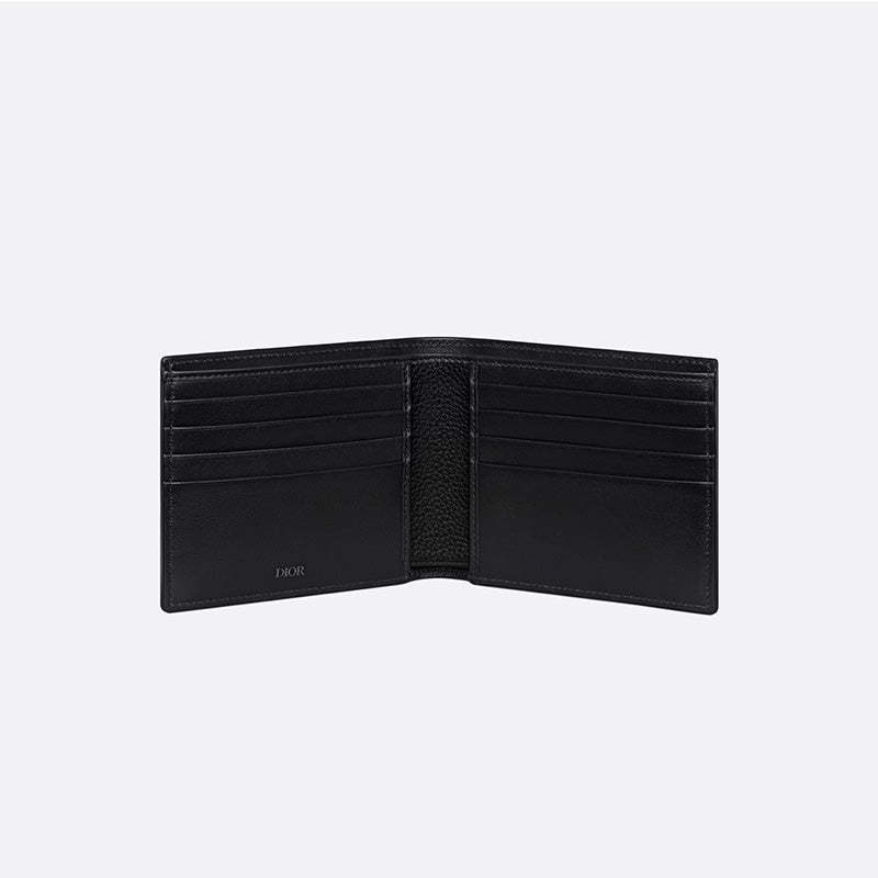 DIOR サドル二つ折りカードホルダー Ref:2ADBH076YKK_H00N-最安値に挑戦中!!!