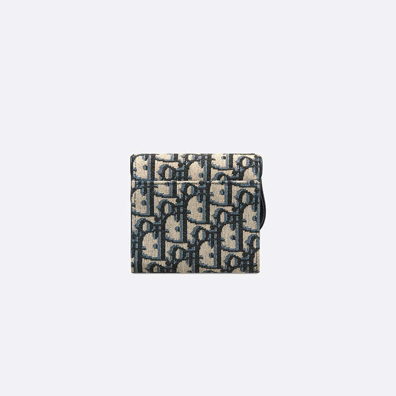 DIOR サドルロータスウォレット  Ref:  S5652CTZQ_M928-最安値に挑戦中!!!