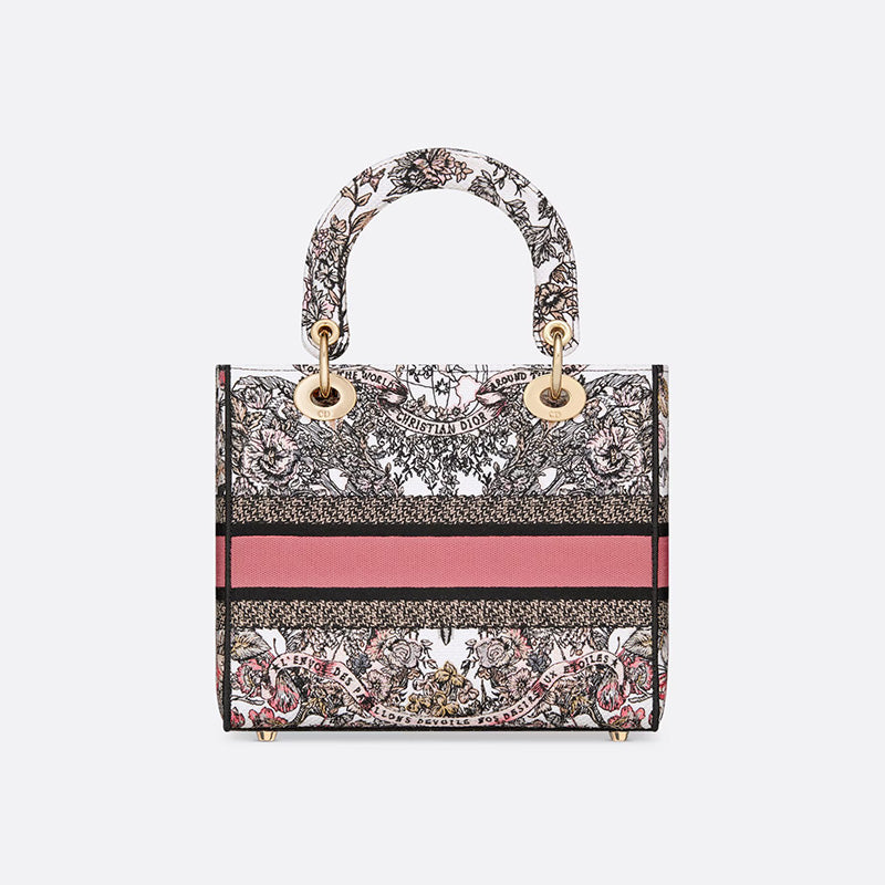 DIORミディアム レディ D-Lite ハンドバッグ  Ref:M0565OESO_M45E-最安値に挑戦中!!!