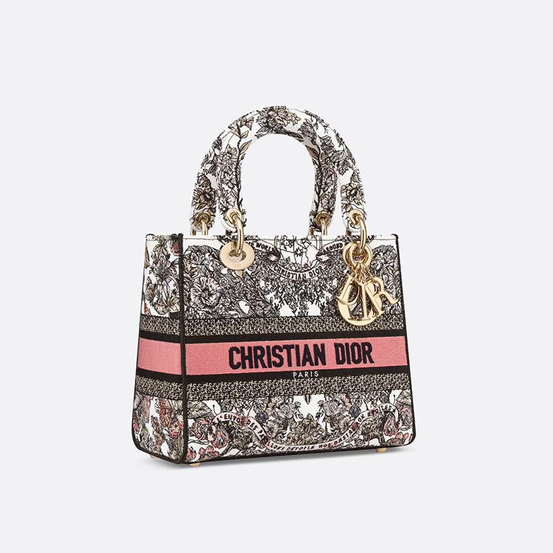 DIORミディアム レディ D-Lite ハンドバッグ  Ref:M0565OESO_M45E-最安値に挑戦中!!!