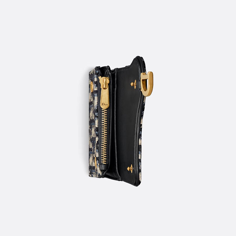 DIOR サドルロータスウォレット  Ref:  S5652CTZQ_M928-最安値に挑戦中!!!