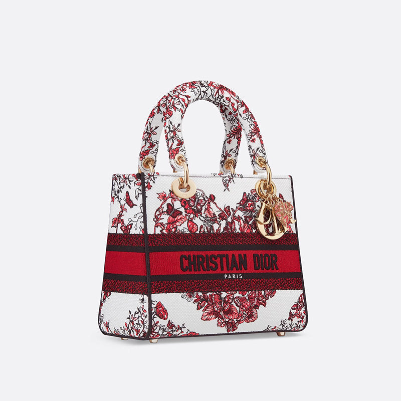 DIOR Lady D-Lite バッグ ミディアム Ref:M0565OESJ_M927-最安値に挑戦中!!!