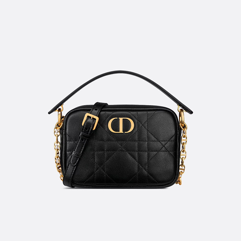 DIOR  Caro トップハンドル カメラバッグ スモール Ref: M3352UBHM_M900-最安値に挑戦中!!!