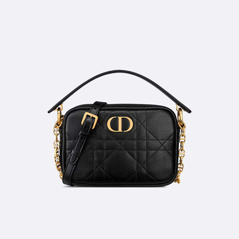 DIOR  Caro トップハンドル カメラバッグ スモール Ref: M3352UBHM_M900-最安値に挑戦中!!!