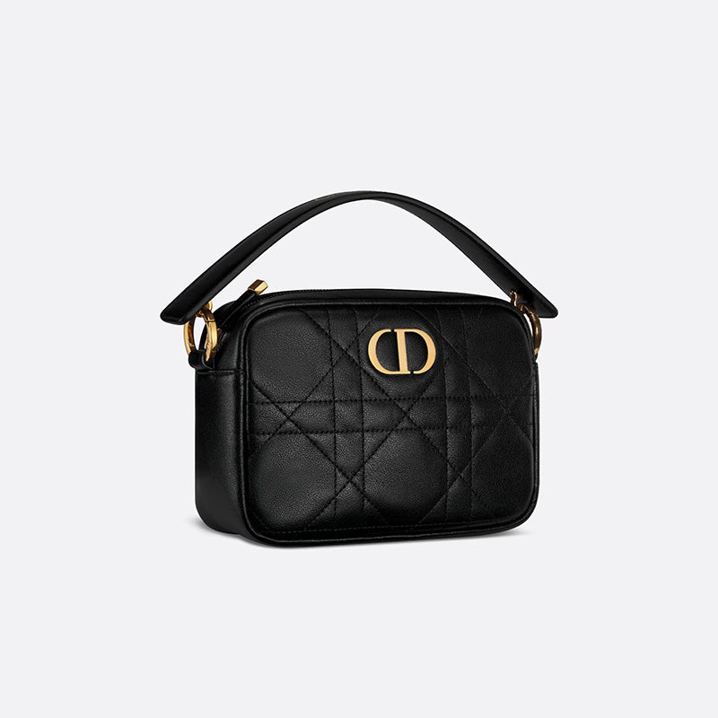 DIOR  Caro トップハンドル カメラバッグ スモール Ref: M3352UBHM_M900-最安値に挑戦中!!!