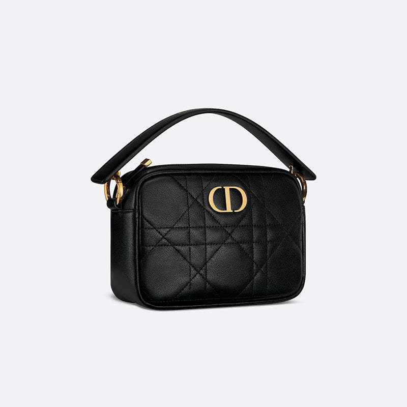 DIOR  Caro トップハンドル カメラバッグ スモール Ref: M3352UBHM_M900-最安値に挑戦中!!!