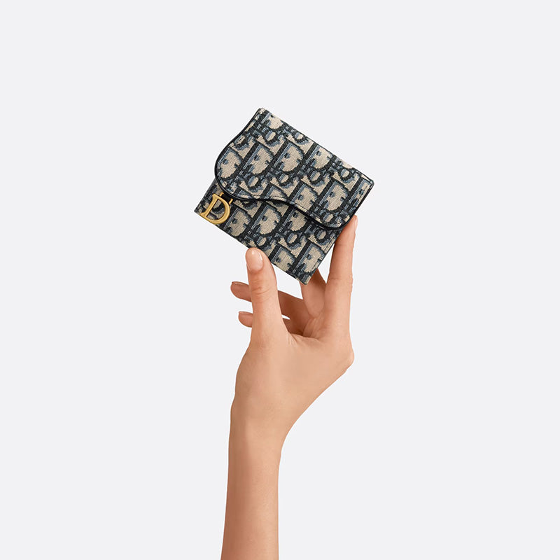 DIOR サドルロータスウォレット  Ref:  S5652CTZQ_M928-最安値に挑戦中!!!