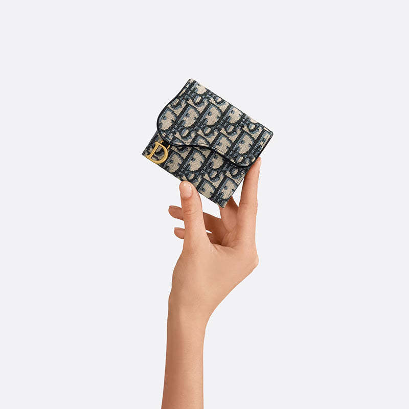 DIOR サドルロータスウォレット  Ref:  S5652CTZQ_M928-最安値に挑戦中!!!