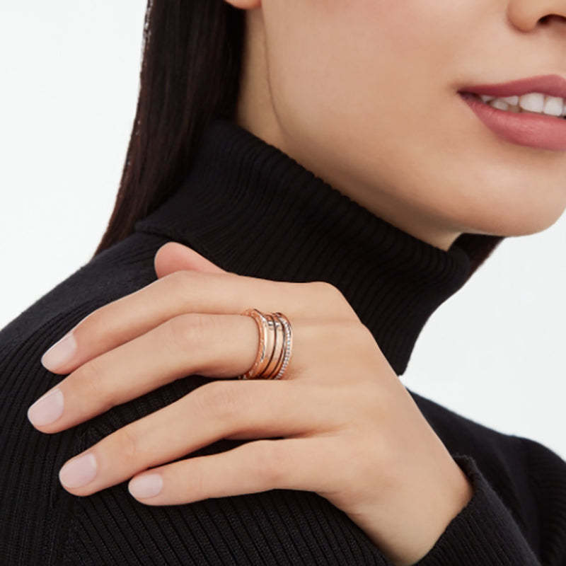 BVLGARI  ビー・ゼロワン リング  商品番号 . 358980-最安値に挑戦中!!!